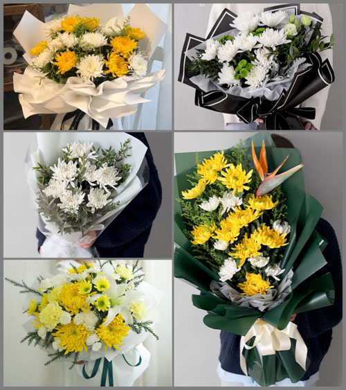 广东江门市台山市端芬镇镇山底村白事花束代送